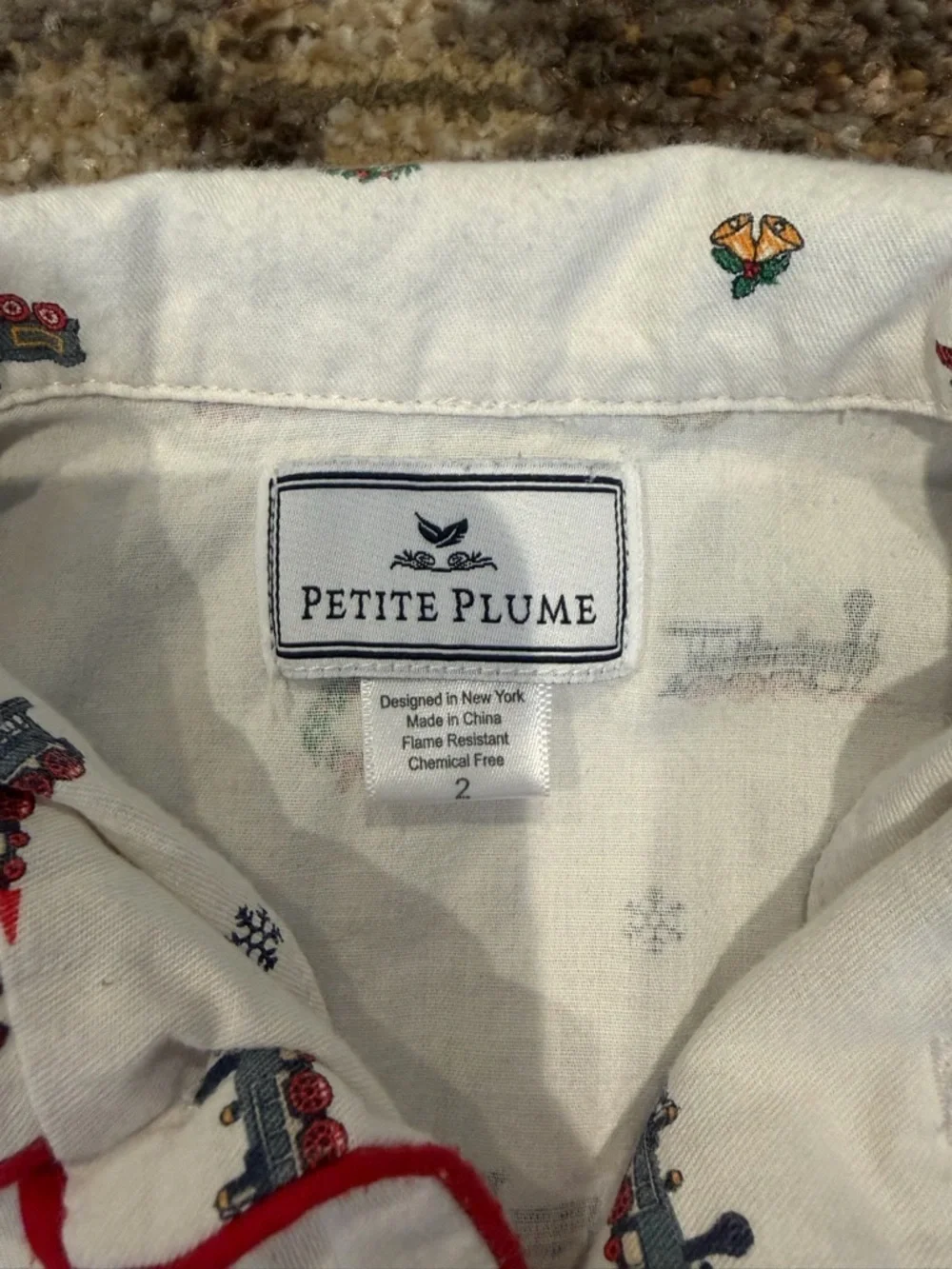 Petite Plume Kids' Arctic Express Pajamas size 2